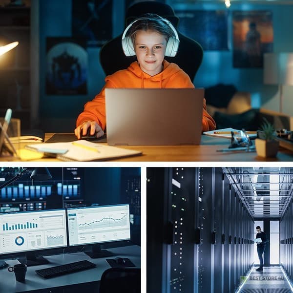 QOLTEC UPS ONLINE NØDSTRØMFORSYNING | REN SINUSBØLGE | 2 KVA | 1,6 KW | LCD | USB