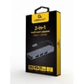 Miniatyrbild 3 av 3: Hub USB-C HDMI - Gembird - 8716309121446 - 3 portar USB 3.2 - HDMI 4K - Hållbart metall