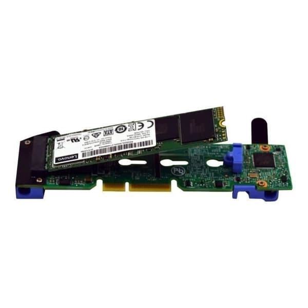 LENOVO ThinkSystem M.2 Storage Controller Mirroring Enablement Kit - M.2 - SATA 6Gb/s - 6Gbps Svart, Blå, Grön