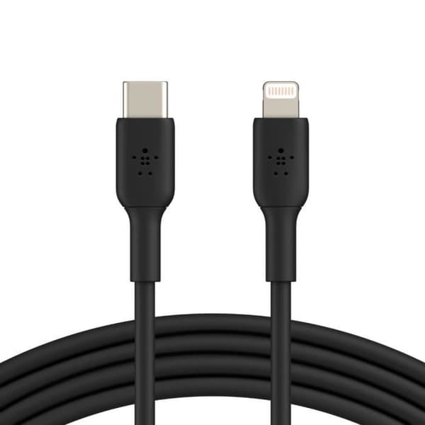 BELKIN - kabel - PVC C-LTG 1M, BLK - PVC C-LTG 1M,
