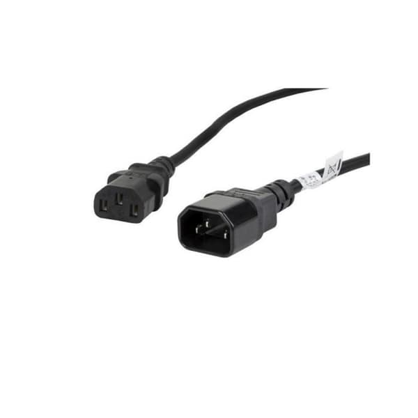 KABEL ALARGADOR LANBERG ALIMENTACION CPU IEC320 C13 H/IEC320 C14 M VDE 1,8M