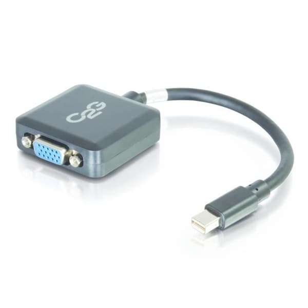 20 cm Mini DisplayPort M till VGA F BLK