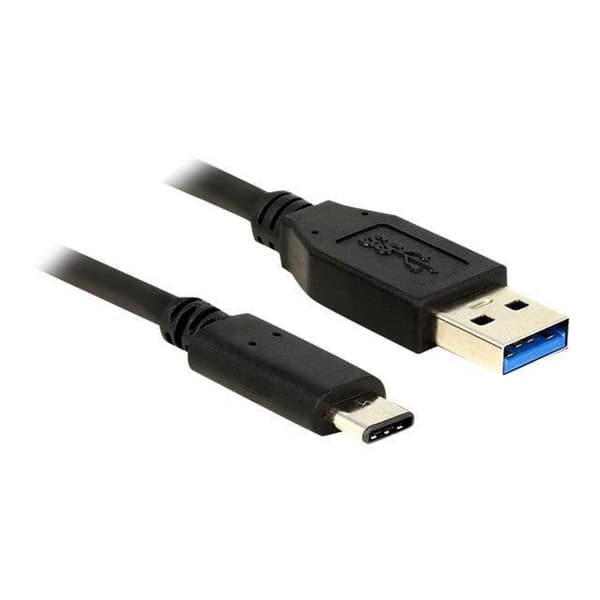 DeLOCK 0.5m USB3.1-C/USB3.1-A USB-kabel 0.5 m 3.2 Gen 2 [3.1 Gen 2] USB A USB C Svart ( - USB-Kabel - USB-C [M] bis USB Typ A [ M] -