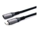Miniatyrbild 3 av 4: Utrusta 128371 USB 3.2 Gen 2 C till C M-F förlängningskabel 1,0m 4K-60Hz 10Gbps Svart