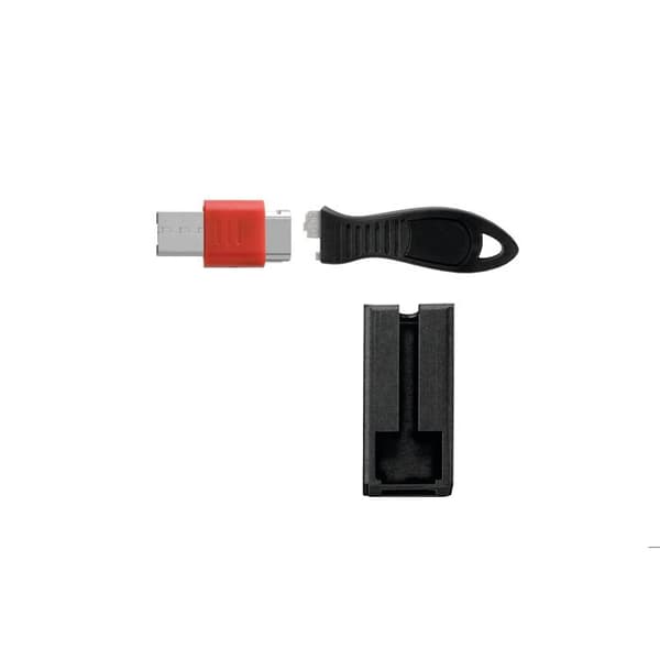 Kensington USB-portlås med Cable Guard Square Silver USB Port Blocker