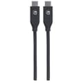 Miniatyrbild 4 av 4: Manhattan USB 2.0 Typ C anslutningskabel, 2 m svart - 355247