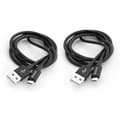Miniatyrbild 1 av 3: Verbatim 48874 USB-kabel - 1m - Micro-USB A till USB A - 3.0 (3.1 Gen 1) - Svart