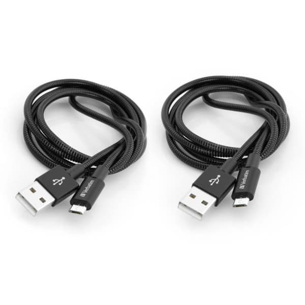 Verbatim 48874 USB-kabel - 1m - Micro-USB A till USB A - 3.0 (3.1 Gen 1) - Svart