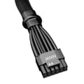 Miniatyrbild 2 av 3: var tyst! 12VHPWR - PCIe 12+4-stifts adapterkabel - 600 mm - Svart