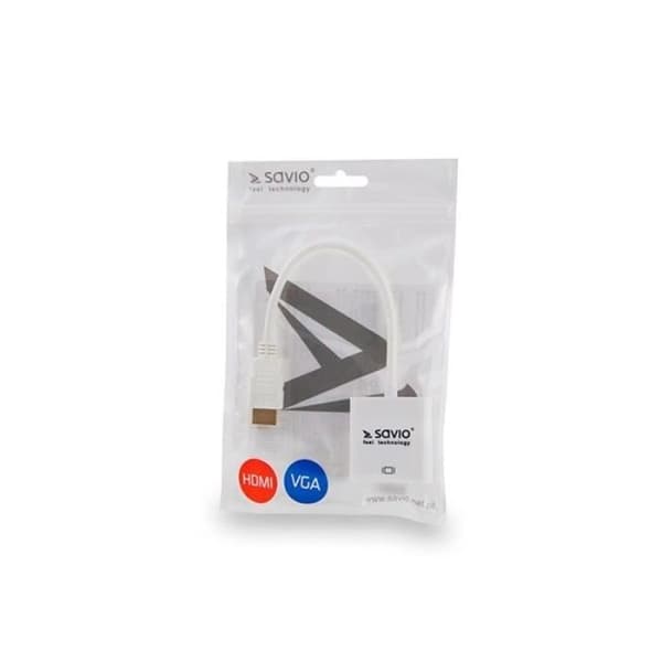 Elmak SAVIO CL-27/B HDMI-VGA-adapter - 5901986044482