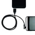 Miniatyrbild 3 av 3: Logilink USB 2.0-kabel 90° vinklad USB (Typ A) till USB (Typ C) Svart 1 m - CU0138