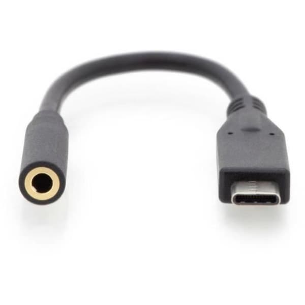 Ljudadapterkabel - Digitus - AK-300321-002-S - USB-C™ hane - 3.5 mm hona - 20 cm