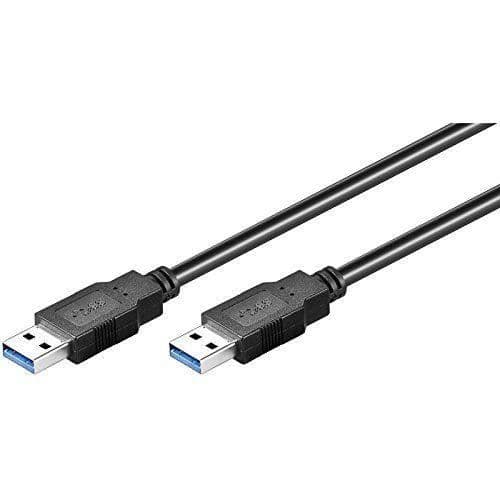 Ewent USB 3.0-kabeltyp %2F hane hona till dubbel %2F skärmad 28AWG kopparöverföring Upp till 5GMbit hastighetslängd