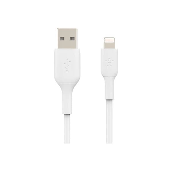 Lightning-kabel - BELKIN - PVC A-LTG 1M - Vit - Laddning och synkronisering - 1 m