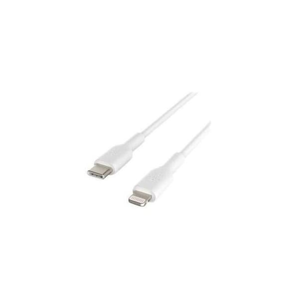 BELKIN - kabel - PVC C-LTG 1M, WHT - PVC C-LTG 1M,