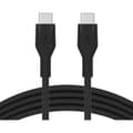 Miniatyrbild 1 av 4: Belkin USB-C till USB-C silikonkabel - svart - 3 m