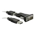 Miniatyrbild 1 av 2: USB 2.0-adapter - DELOCK - Modell med 9-stifts seriellport - Svart färg - Kompatibel med Windows