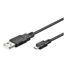 USB A/micro B dataadapterkabel, 1,8m