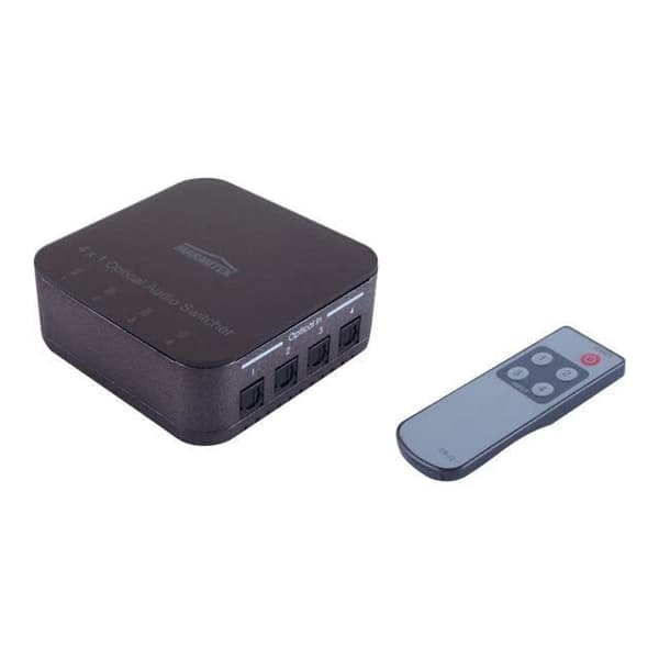 Audio switch - Marmitek - Connect TS41 - 4 x TOSLINK - För stationär dator