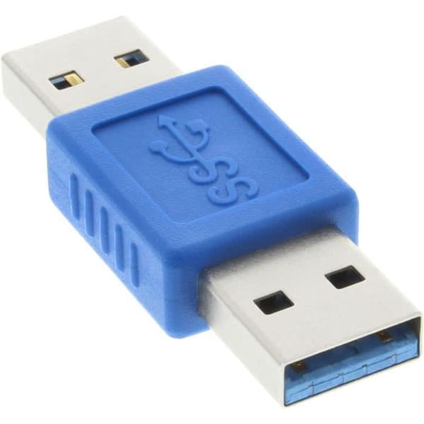 InLine® USB 3.0-adapter, hane A till hane A