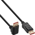 Miniatyrbild 3 av 4: INLINE® DISPLAYPORT 1.4 8K4K NEDERVINKAD KABEL SVART-GULD 1 M 171