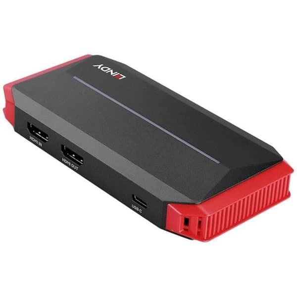 Videoinspelningskort - LINDY - 43377 - USB - Svart - HDMI 4K