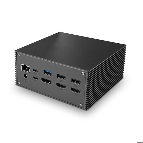USB-C dock - LINDY - 43378 - 3 skärmar - Aluminium - 4K 60Hz