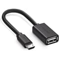 Miniatyrbild 1 av 4: UGREEN USB Hona till Micro USB Hane Adapterkabel - Samsung, Huawei, Sony - Svart - Skärmad - 10 cm
