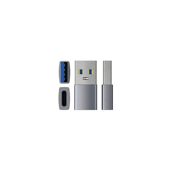 USB A till USB C-adapter - Satechi - Grå - Konverter - USB - USB-teknologi
