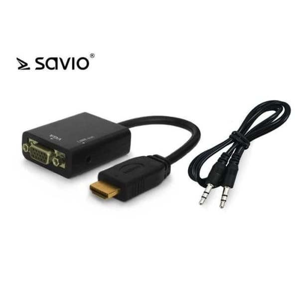 Elmak Adapter CL23 HDMI-VGA SAVIO - 5901986040026
