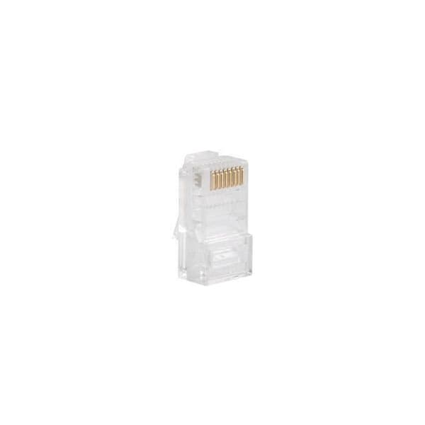 Lanberg CONECTOR DE Red RJ45 - Para CABLEADO UTP CAT5E - Bolsa DE 100 UNIDADES - PLU-5000