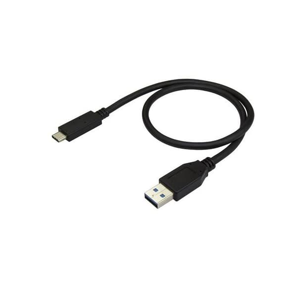 USB-A till USB-C-kabel - STARTECH - 50 cm - USB 3.1 - Hane/Hane - Svart