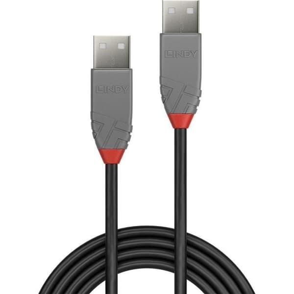 USB 2.0 typ A/A-kabel - Anthra Line - 3m - LINDY