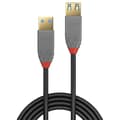 Miniatyrbild 2 av 2: USB 3.0 typ A förlängningskabel - LINDY - Anthra Line - 2m - Guldpläterade kontakter - Dubbelskärmad