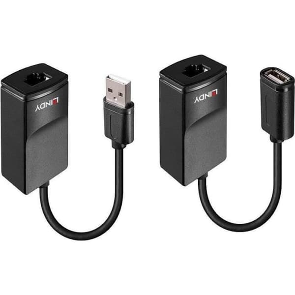 Lindy Extender Basic - USB-Erweiterung - USB, CATx - över CAT 5e/6 - till 60 m () - 43365