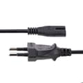 Miniatyrbild 3 av 4: StarTech.com 2 m strömkabel för bärbar dator - EU-kontakt till C7, 2,5A 250WG, 18AWG - Strömkabel för I