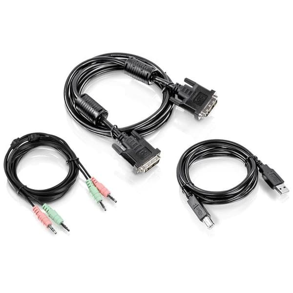 KVM-kabelpaket - TRENDnet - TK-CD06 - Ljud, USB, DVI-I - För KVM-switch TK-232DV