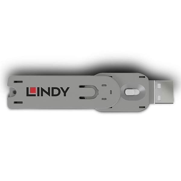 Nyckel för USB-portblockerare - LINDY - USB typ A - Vit - 2 års garanti - Lätt att använda