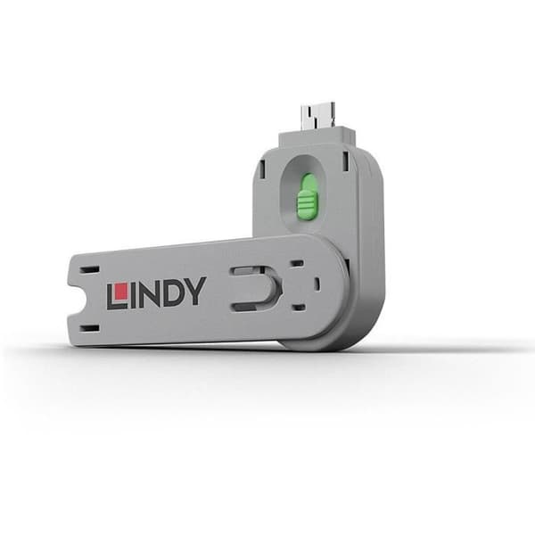 LINDY Nyckel för USB typ A portblockerare, grön