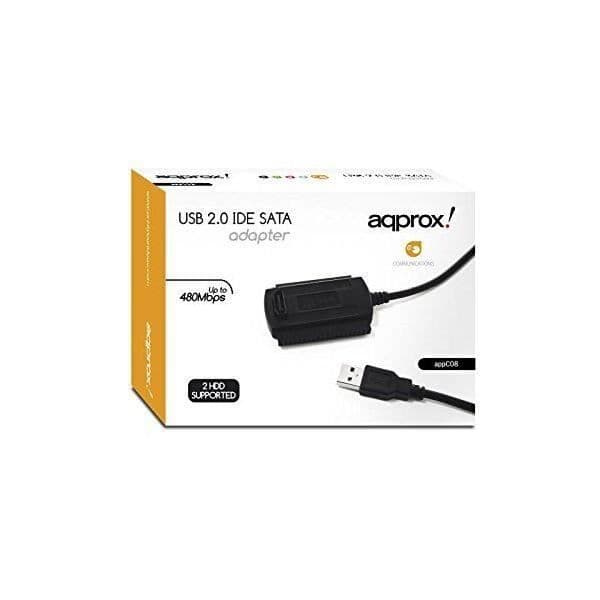 USB 2.0 IDE SATA-adapter ca! APPC08 Plug & Spela 40 och 44 pins