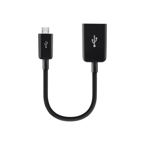 USB-adapter - BELKIN - Micro-USB Typ A hane till USB Typ A hona - 12 cm - Svart