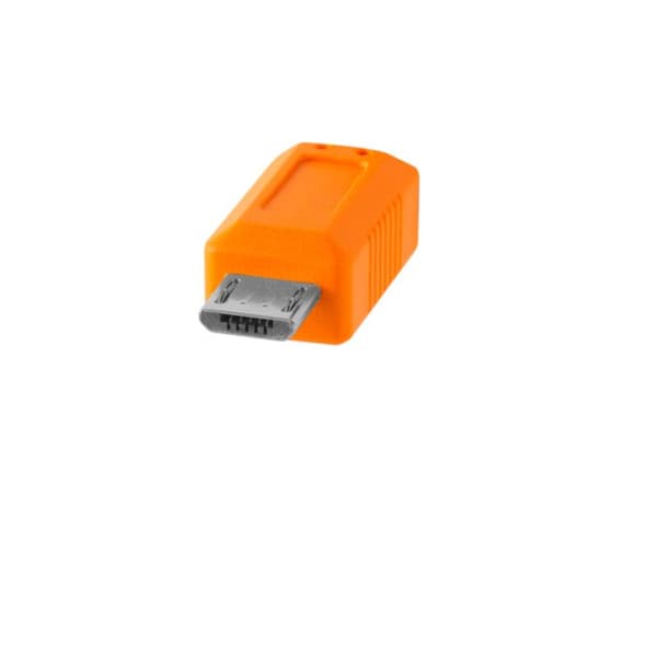TETHER TOOLS USB-C till micro USB B 2.0 5 pin TetherPro CUC2515 - Orange 4.60m