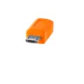 Miniatyrbild 3 av 4: TETHER TOOLS USB-C till micro USB B 2.0 5 pin TetherPro CUC2515 - Orange 4.60m