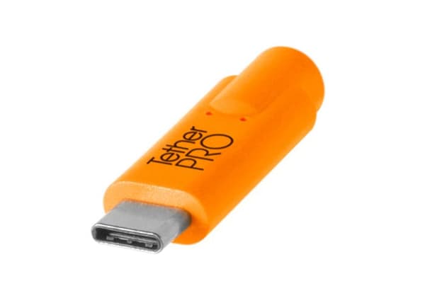 TETHER TOOLS USB-C till micro USB B 2.0 5 pin TetherPro CUC2515 - Orange 4.60m