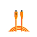 Miniatyrbild 1 av 4: TETHER TOOLS USB-C till micro USB B 2.0 5 pin TetherPro CUC2515 - Orange 4.60m