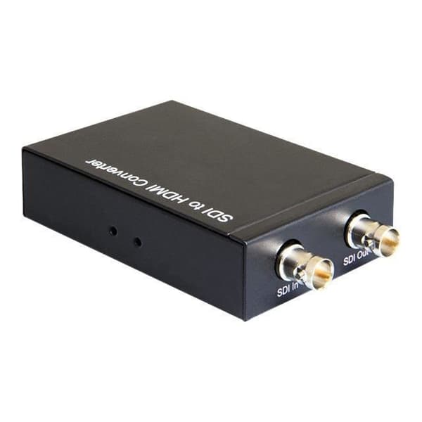 Videoadapter - DeLOCK - 93237 - 3G-SDI till HDMI - BNC- och HDMI-A-kontakter - Svart