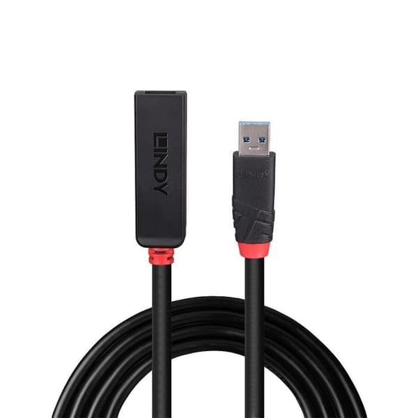 USB-förlängning - LINDY - 3 meter - USB 3.0 - 5Gbps - Plug & Play