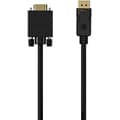 Miniatyrbild 1 av 2: AISENS - A125-0552 - DISPLAYPORT till VGA-omvandlarkabel, DP/M-VGA/M, svart, 1,0 m
