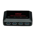 Miniatyrbild 4 av 4: USB 3.0 Hub - ROLINE - 4 portar - USB-ström - Överföringshastighet 5 Gbit/s - Svart