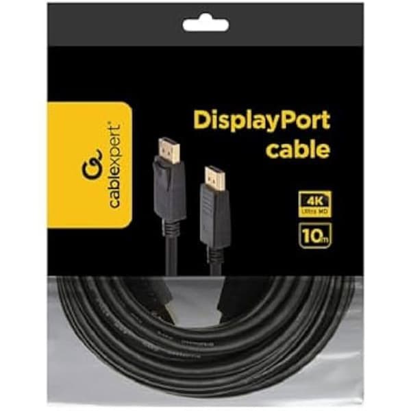 DisplayPort-kabel - GEMBIRD - CC-DP2-10M - 4K - 10m - Svart